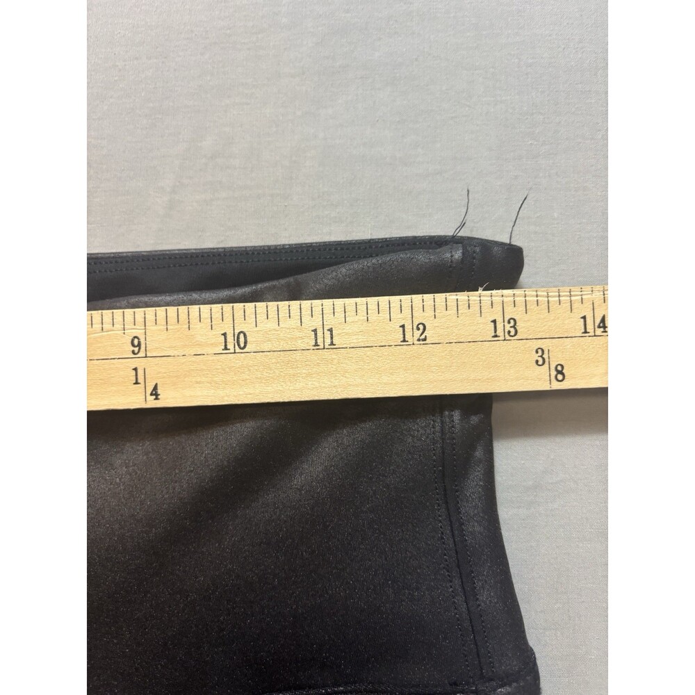 Spanx Womens Faux Leather Motorcycle Pull On Leggings Black Size  Large - Picture 3 of 5